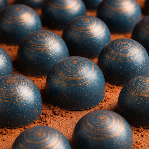 Chocolates: sold in store and on our e-shop