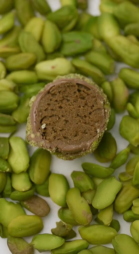 Pistachio truffles